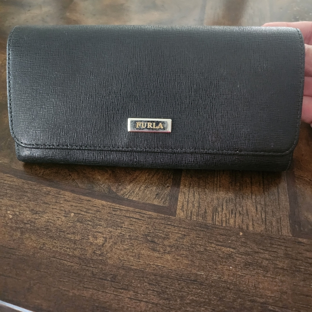 Furla Saffiano Leather Long Wallet
